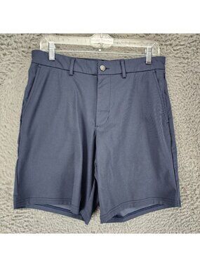 Old Navy Shorts Mens 30 Blue Active Stretch Hybrid Flat Front Shorts